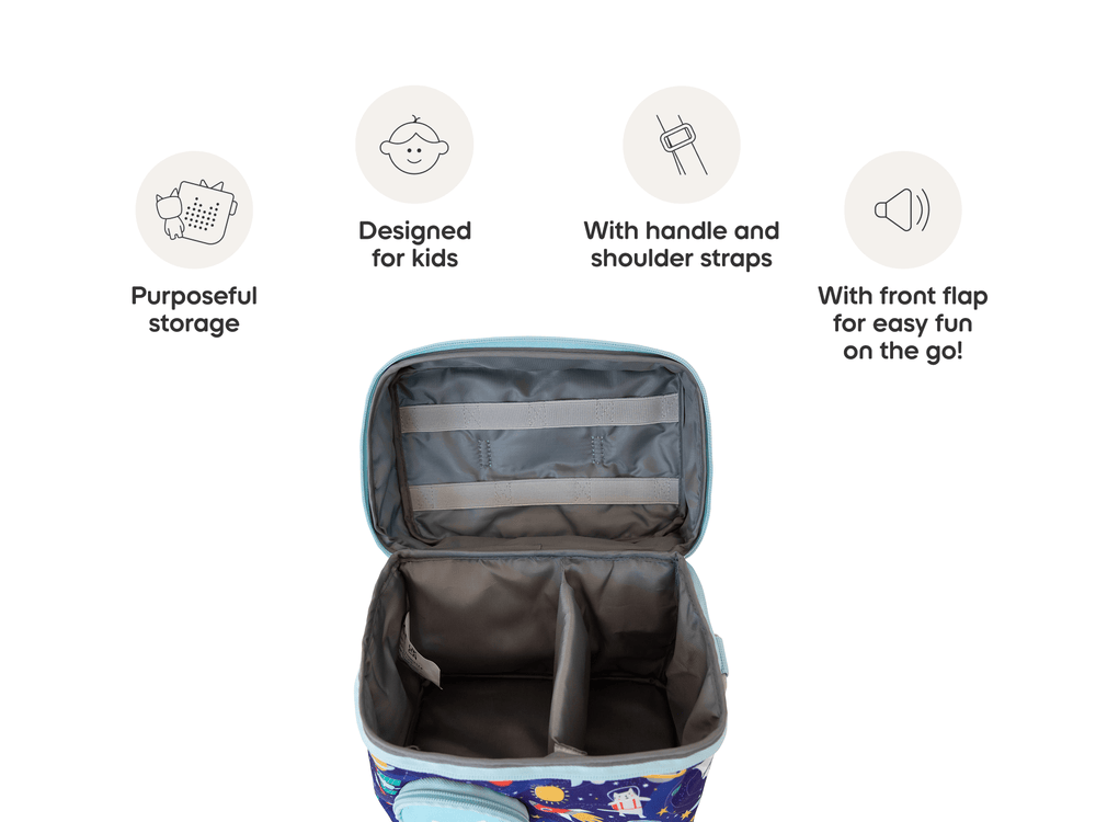 Listen & Go Bag for Toniebox - Blue Stargazing