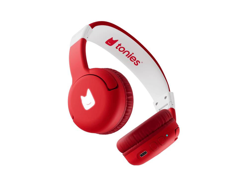Bluetooth Headphones: Sunset Red